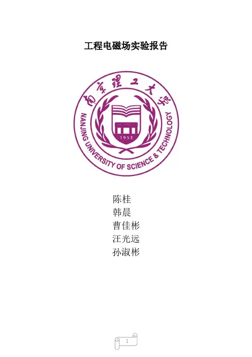 南京理工大学工程电磁场实验报告