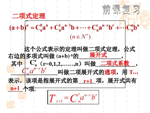 高二13二项式定理2共18张PPT