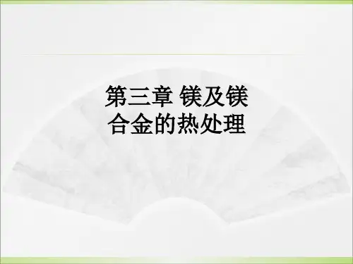 第三章 镁及镁合金的热处理ppt课件
