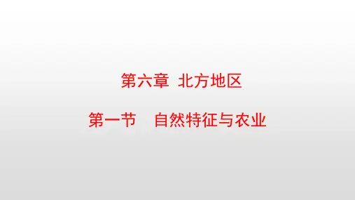 最新人教版八年级地理下册第六章北方地区PPT