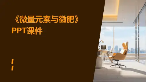 《微量元素与微肥》课件