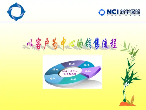 以客户为中心的销售流程课件(PPT 40页)