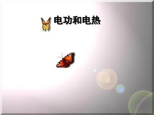 苏科版初三物理《电功、电热》单元复习课件