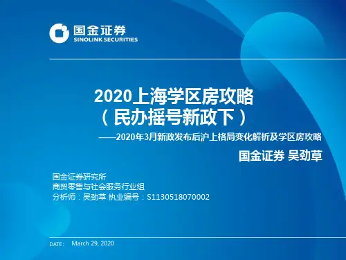 上海学区房攻略(2020摇号新规后)
