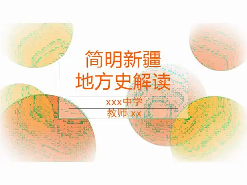 简明新疆地方史刘勇