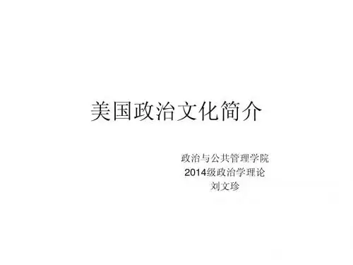 美国政治文化