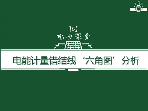 电能计量错结线‘六角图’分析.ppt