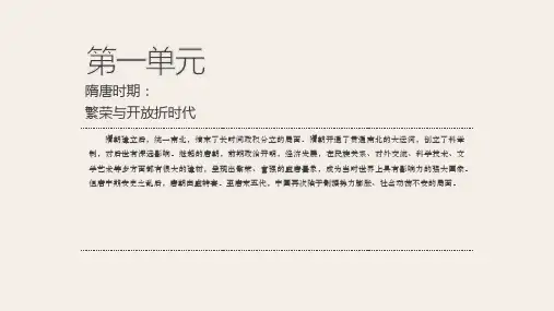 中国历史人教版七年级下册第3课盛唐气象教学PPT课件带内容