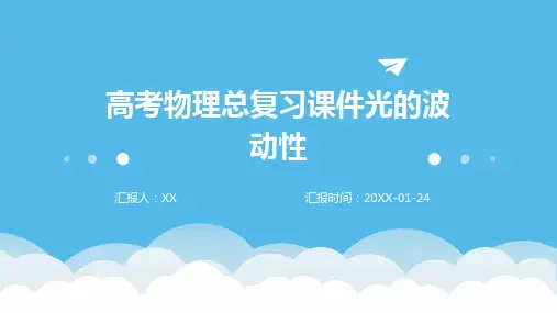 高考物理总复习课件光的波动性
