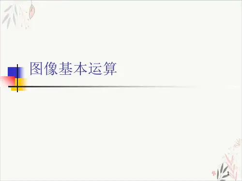 图像基本运算ppt-课件