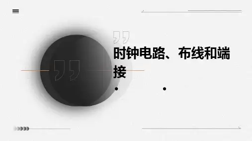时钟电路、布线和端接
