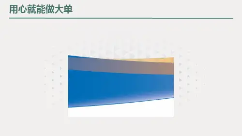 用心做大单销售流程