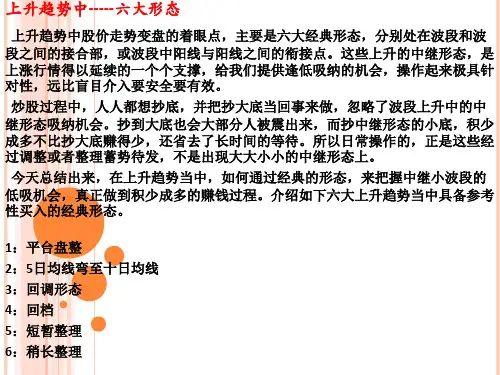 上升趋势的经典形态PPT课件