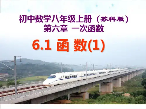 课件苏科版数学八年级上册 函数 优秀精美PPT课件 _2