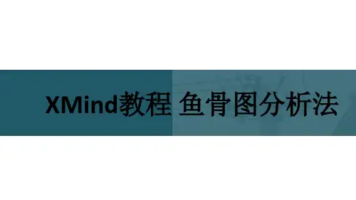 XMind教程 鱼骨图分析法