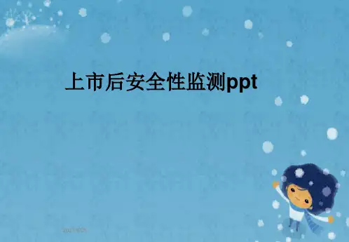 上市后安全性监测ppt