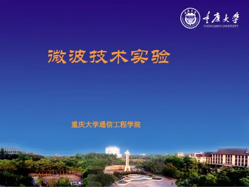 微波技术基础实验