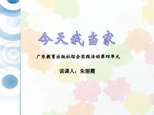 今天我当家PPT