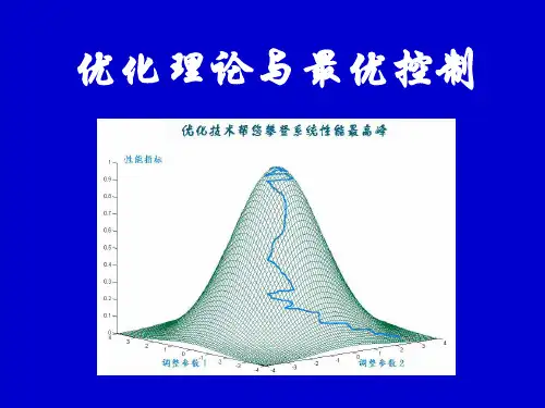 优化理论与最优控制