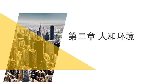 人体工程学  人和环境