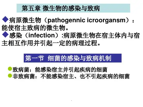 微生物的感染与致病