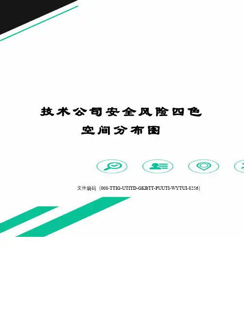 技术公司安全风险四色空间分布图