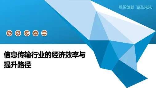信息传输行业的经济效率与提升路径