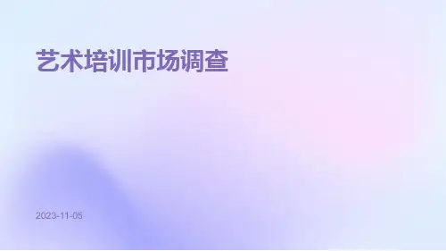 艺术培训市场调查