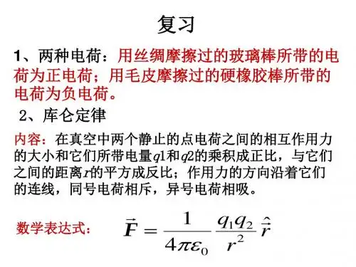 第二讲 高斯定理课件
