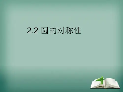 圆的对称性课件
