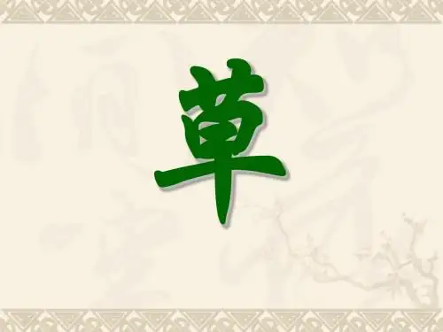《草》PPT课件3