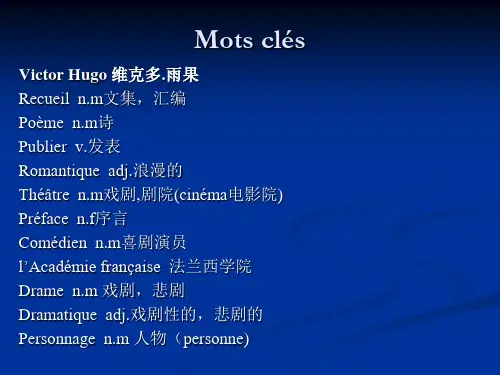 法语文学课件(雨果,波德莱尔)