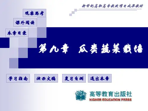 00第九章  瓜类蔬菜栽培
