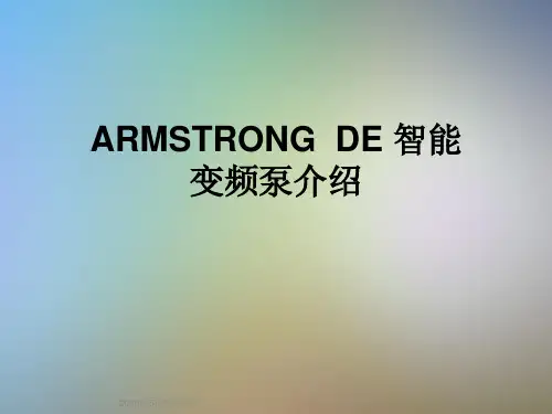 ARMSTRONG--DE-智能变频泵介绍