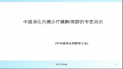 内镜麻醉指南