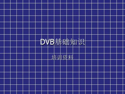 DVB基础知识培训