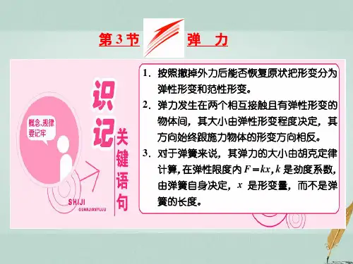 高中物理第二章力第3节弹力一等奖公开课ppt课件