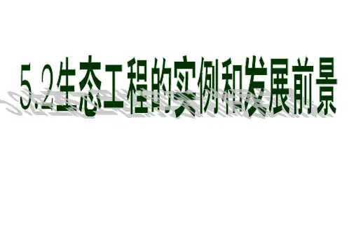 生态工程的实例和发展前景