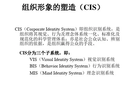 组织形象的塑造
