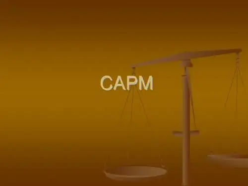 资本资产定价模型(CAPM)概述