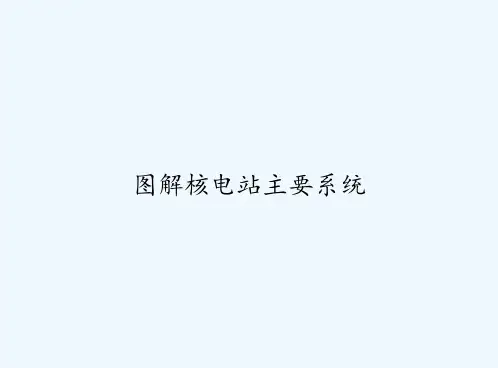 图解核电站主要系统 PPT