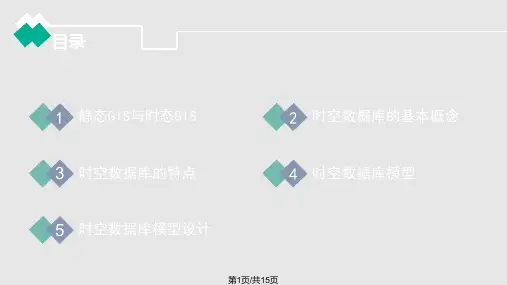 时空数据库PPT课件