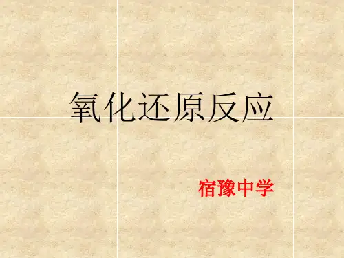 氧化还原反应(优质课课件)