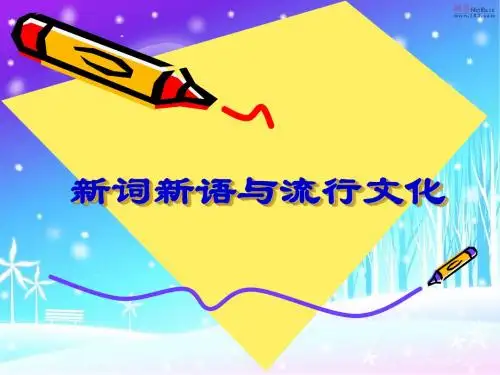 【高中语文】新词新语与流行文化ppt精品课件18