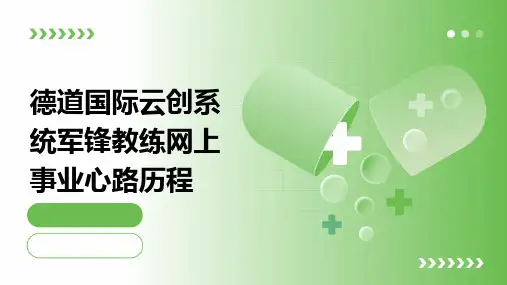 德道国际云创系统军锋教练网上事业心路历程课件