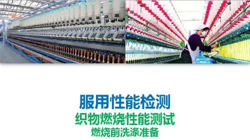 织物功能性检测—织物燃烧性能测试(燃烧测试前的洗涤)