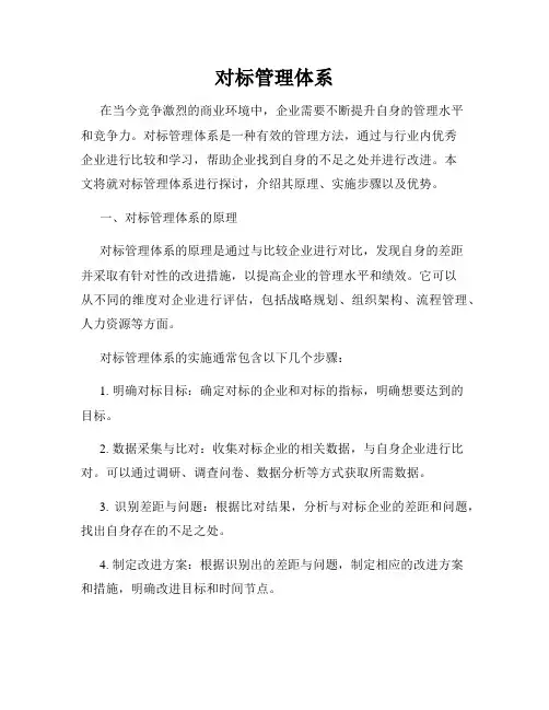 对标管理体系