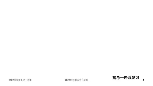 高考语文一轮复习：第部分写作议论文体编写提纲训练一PPT