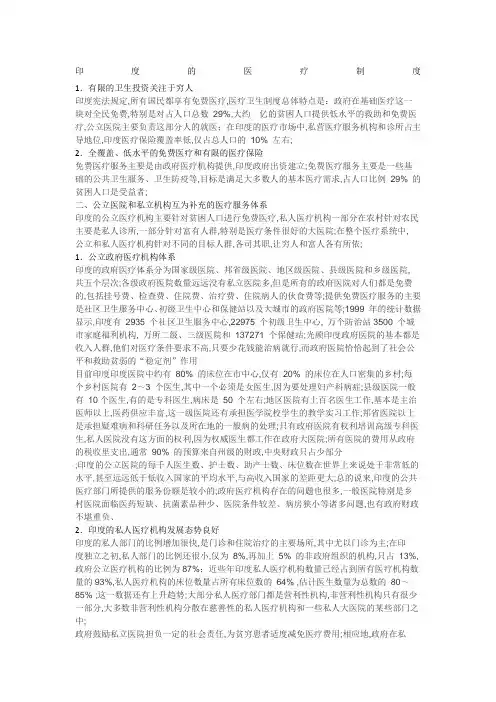 印度和越南的医疗制度