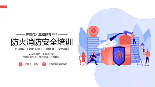 学校校园防火消防安全培训PPT
